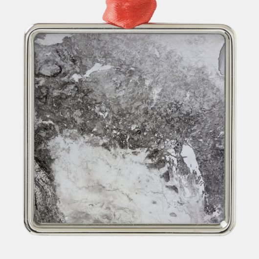 Ornement Carré Argenté Ouest du Canada (Devant)