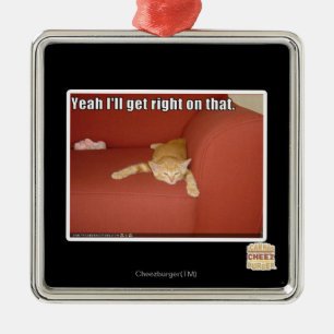 Ornement Carré Argenté Oui, je vais m'en occuper.