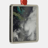 Ornement Carré Argenté Ouragan Ernesto (Droite)