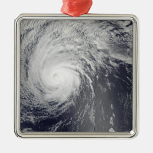 Ornement Carré Argenté Ouragan Felicia