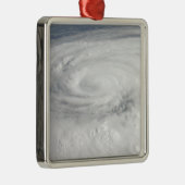 Ornement Carré Argenté Ouragan Ike (Droite)