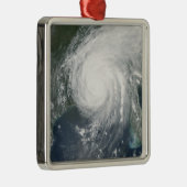 Ornement Carré Argenté Ouragan Katrina (Droite)