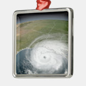 Ornement Carré Argenté Ouragan Rita 2 (Gauche)