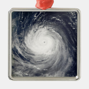 Ornement Carré Argenté Ouragan Talim