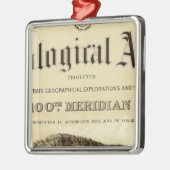 Ornement Carré Argenté Page titre géologique d'atlas (Gauche)