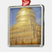 Ornement Carré Argenté Pagode de Shwezigon à Bagan, Bagan (Pagan), 2 (Gauche)