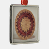 Ornement Carré Argenté Panier de Hopi (Droite)