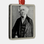 Ornement Carré Argenté Paon d'amour de Thomas (Droite)