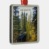 Ornement Carré Argenté Parc national de Denali, Alaska (Droite)