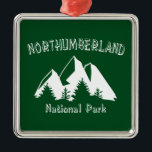 Ornement Carré Argenté Parc national de Northumberland<br><div class="desc">Le parc national Northumberland est le parc national le plus septentrional d'Angleterre. Il couvre une superficie de plus de 1050 kilomètres carrés entre la frontière écossaise dans le nord,  juste au sud du mur d'Hadrien.</div>