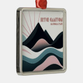 Ornement Carré Argenté Parc national du Canyon Bryce Colour Hills (Droite)