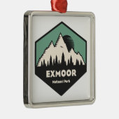 Ornement Carré Argenté Parc national Exmoor (Droite)