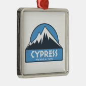 Ornement Carré Argenté Parc provincial Cypress (Droite)