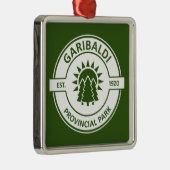 Ornement Carré Argenté Parc provincial de Garibaldi (Droite)