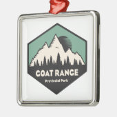 Ornement Carré Argenté Parc provincial de la Chèvre (Gauche)