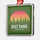 Ornement Carré Argenté Parc provincial de la Chèvre (Gauche)