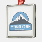 Ornement Carré Argenté Parc provincial de Mehatl Creek (Gauche)