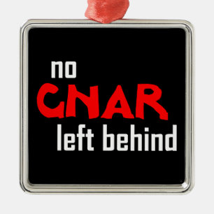 Ornement Carré Argenté Pas De Gnar Laissé Derrière