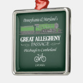 Ornement Carré Argenté Passage d'Allegheny (RT2) (Gauche)