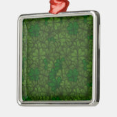 Ornement Carré Argenté Pattern St Patrick (Gauche)