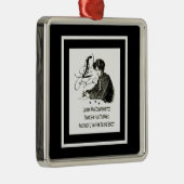 Ornement Carré Argenté Perdant de Bunco (Droite)