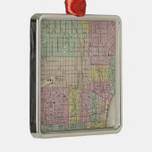 Ornement Carré Argenté Philadelphie 2 (Droite)