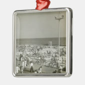 Ornement Carré Argenté Plage serrée (Gauche)