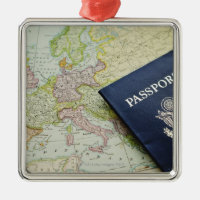 Plan rapproché de passeport se trouvant sur la