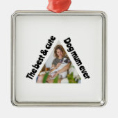 Ornement Carré Argenté Plaque de papier (Devant)