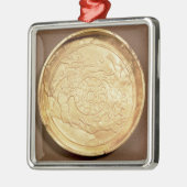 Ornement Carré Argenté Plat (or) (Gauche)