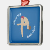 Ornement Carré Argenté Plongée (Gauche)