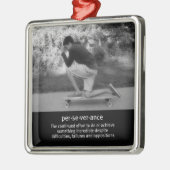 Ornement Carré Argenté Poche et devis de bord (Gauche)