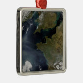 Ornement Carré Argenté Pollution en France (Droite)