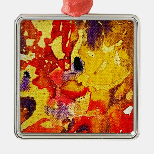 Ornement Carré Argenté Polychromoptique #3 par Michael Moffa (Devant)