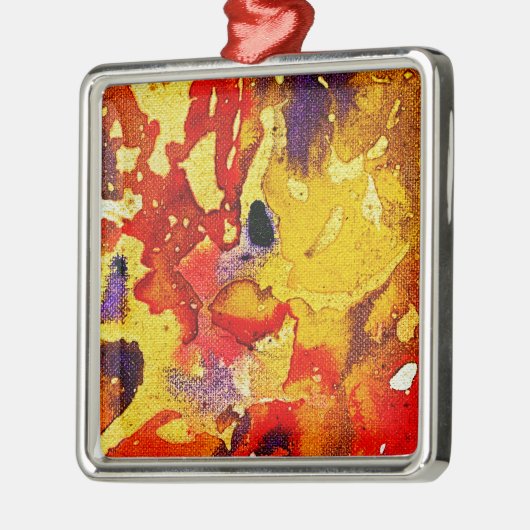 Ornement Carré Argenté Polychromoptique #3 par Michael Moffa (Gauche)