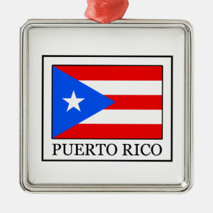 Ornement Carré Argenté Porto Rico