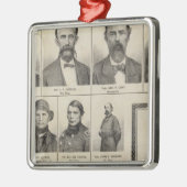 Ornement Carré Argenté Portrait des militaires, Minnesota (Gauche)