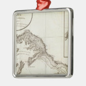 Ornement Carré Argenté Possession de Point Riou à Point Alaska (Gauche)