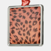 ORNEMENT CARRÉ ARGENTÉ POSTER DE ANIMAL ROSE (Gauche)