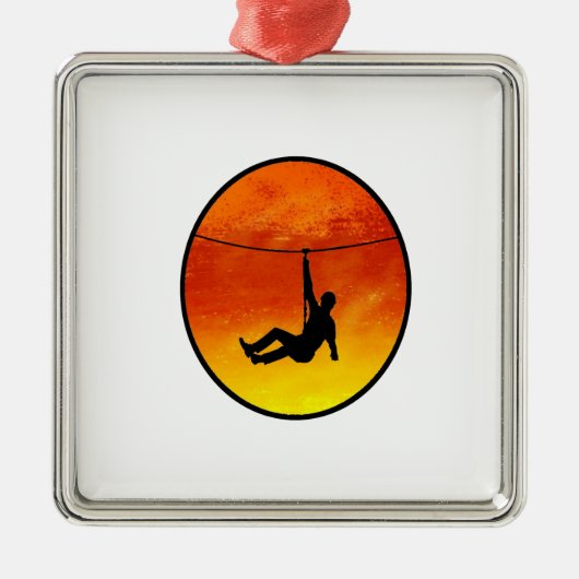 ORNEMENT CARRÉ ARGENTÉ POUR LE FRISSON (Devant)