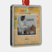 Ornement Carré Argenté Poussée (Droite)