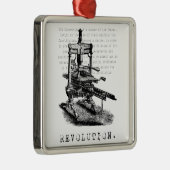 Ornement Carré Argenté Presse typographique = RÉVOLUTION ! (Droite)