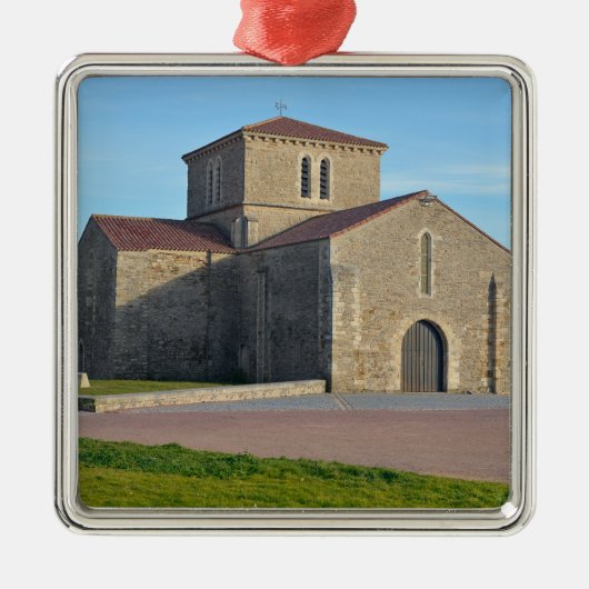 Ornement Carré Argenté Prieuré Saint Nicolas aux Sables d'Olonne (Devant)