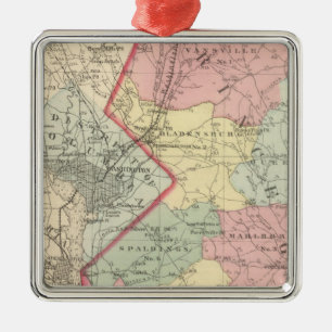 Ornement Carré Argenté Prince George