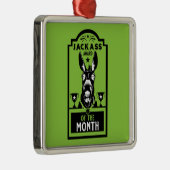 Ornement Carré Argenté Prix Jackass (Droite)