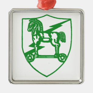 Ornement Carré Argenté Produits Trojan