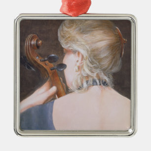 Ornement Carré Argenté Professeur 2005 de violoncelle
