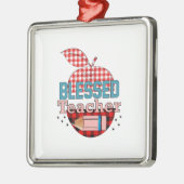 Ornement Carré Argenté Professeur béni (Gauche)