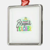 Ornement Carré Argenté Professeur béni (Gauche)