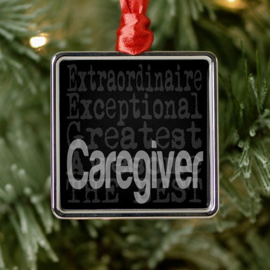 Ornement Carré Argenté Professionnel Extraordinaire (Arbre)